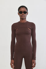 Cut-Out Ribbed Top