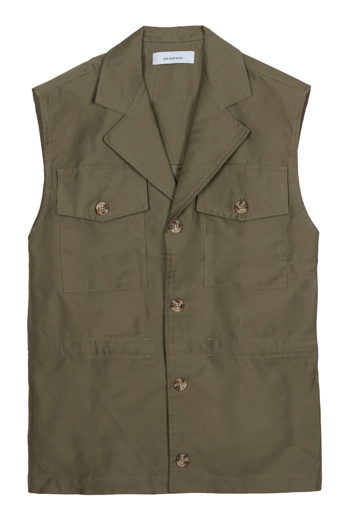 Cotton Cargo Vest