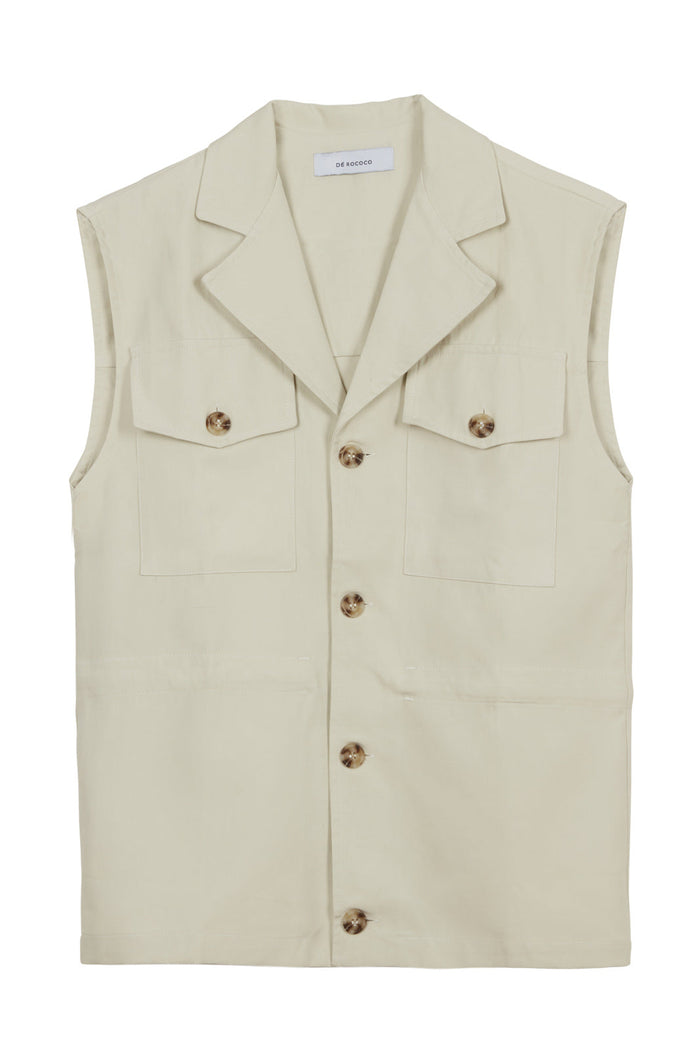 Cotton Cargo Vest