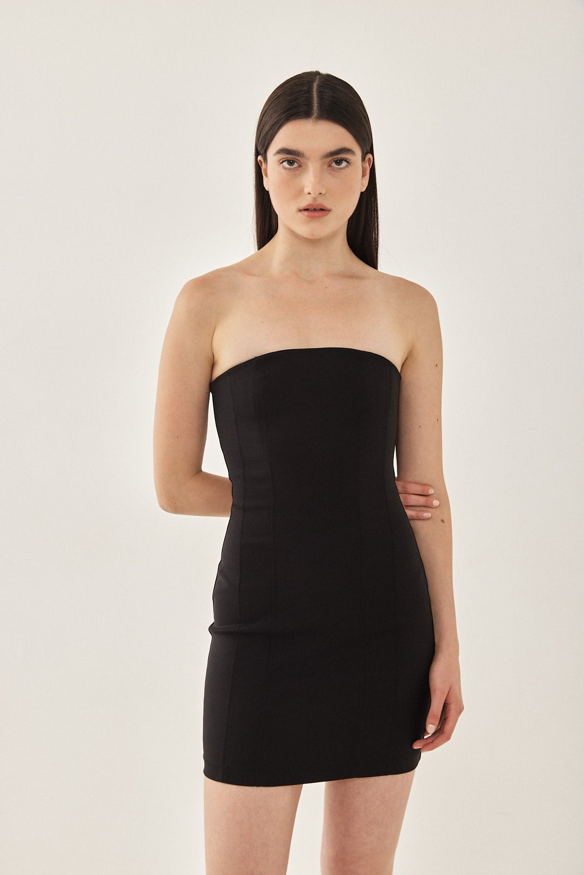 Tight Strapless Mini Dress - Dé Rococo