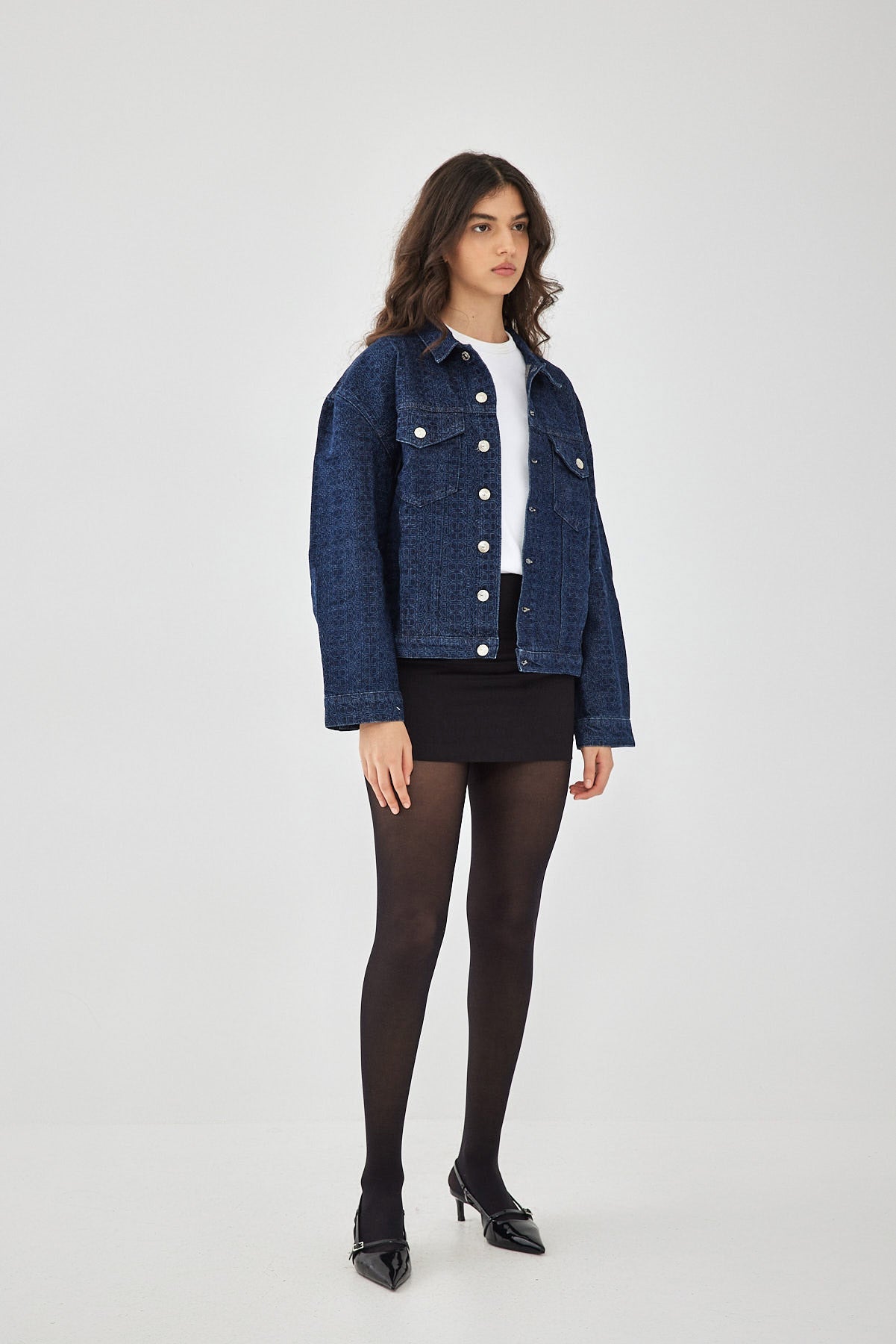 DR Monogram Denim Jacket - Dé Rococo