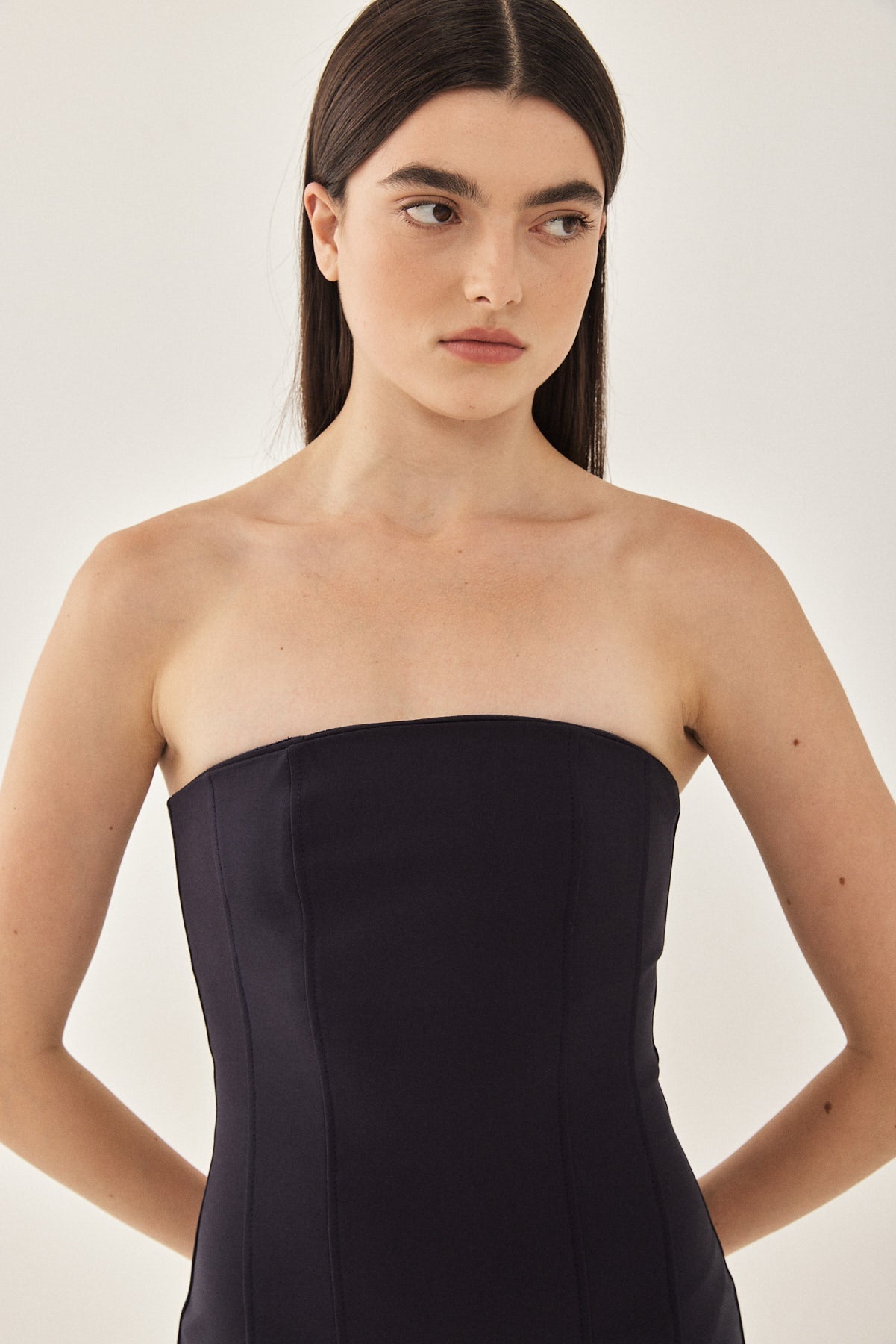 Tight Strapless Mini Dress - Dé Rococo