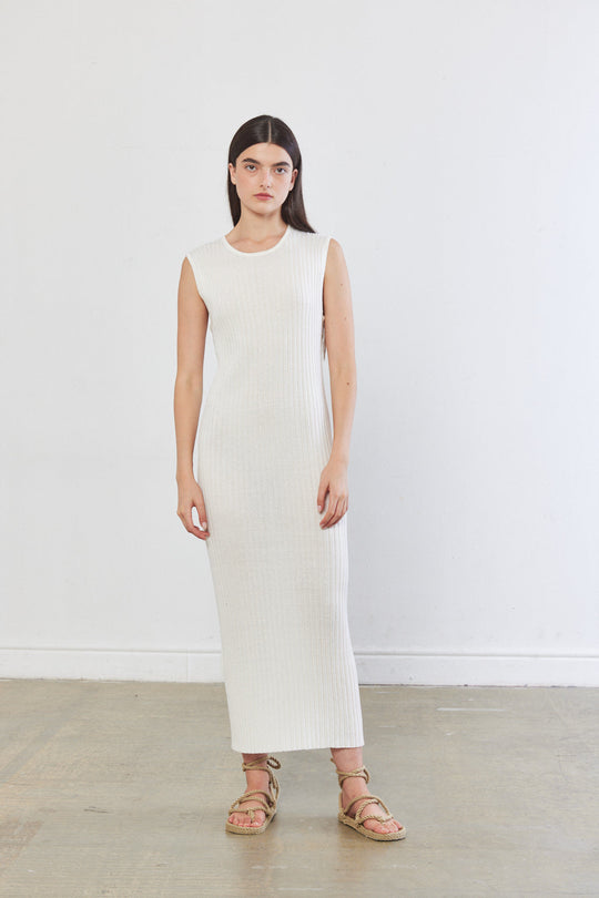 Knitted Muscle T Dress - Dé Rococo