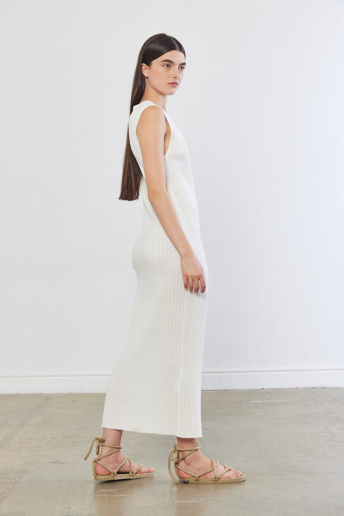 Knitted Muscle T Dress - Dé Rococo