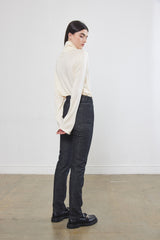 Knitted Zipped Turtleneck