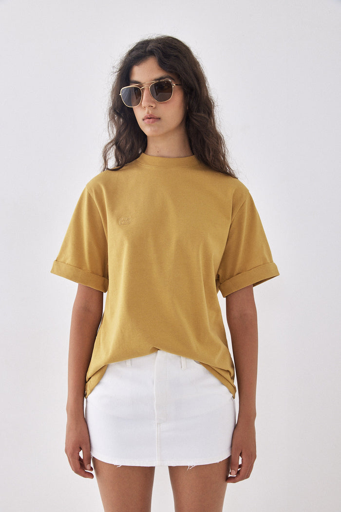 Folded Hem T Shirt