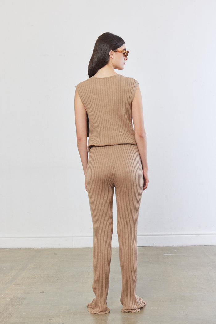 Knitted Straight Pants