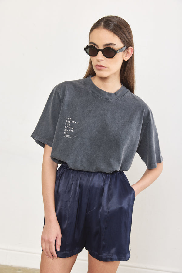 Satin Relaxed Shorts