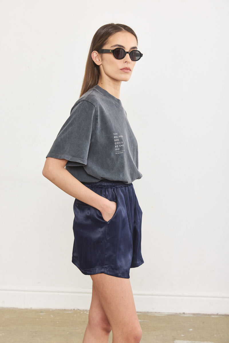 Satin Relaxed Shorts