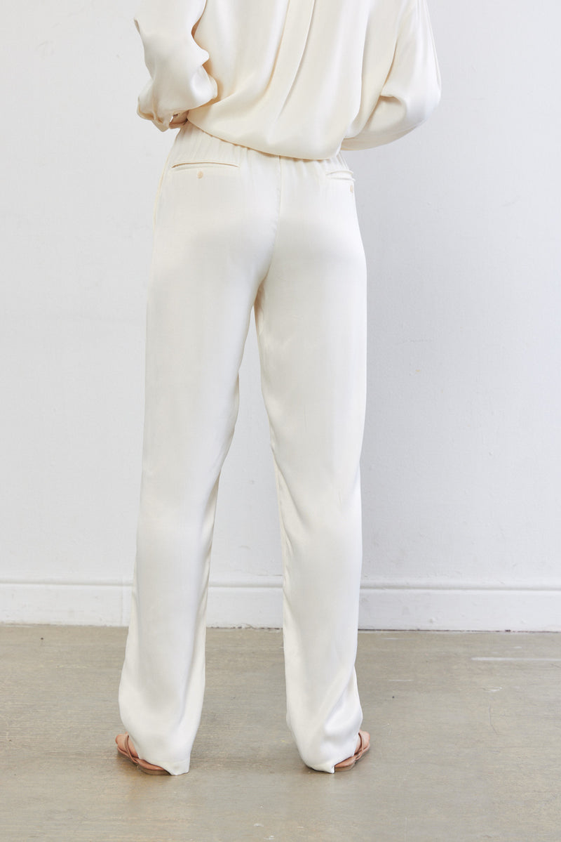 Relaxed Satin Pants