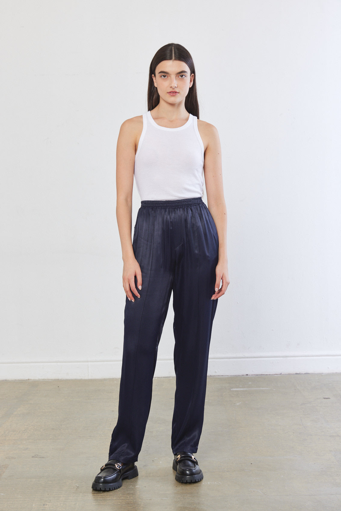 Relaxed Satin Pants - Dé Rococo