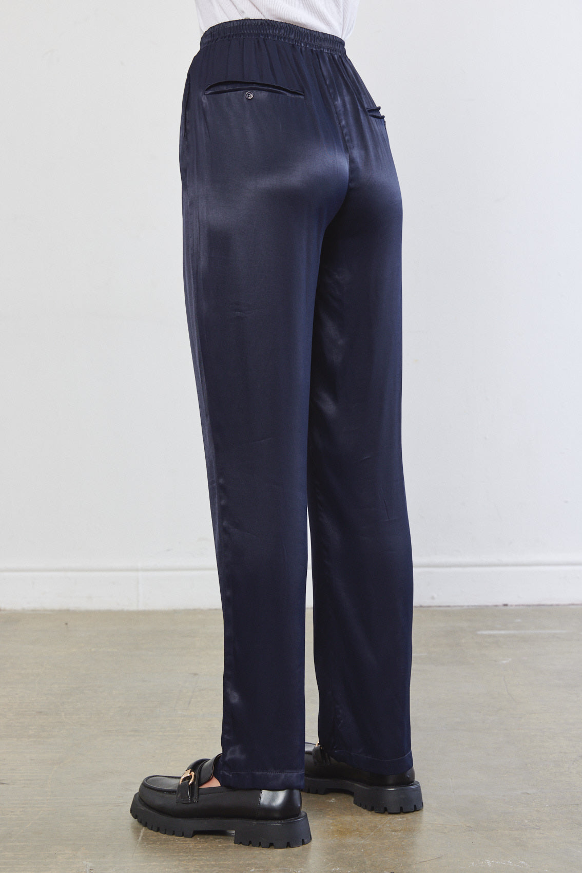 Relaxed Satin Pants - Dé Rococo