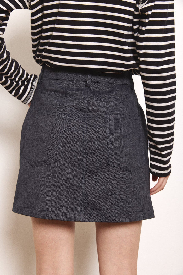 A Line Mini Skirt