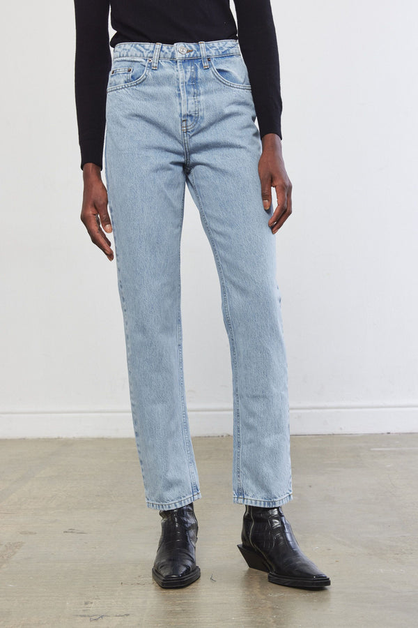 No.6| High Waist Straight Full Length Denim