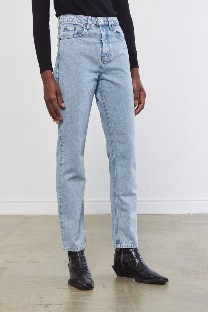 No.6| High Waist Straight Full Length Denim